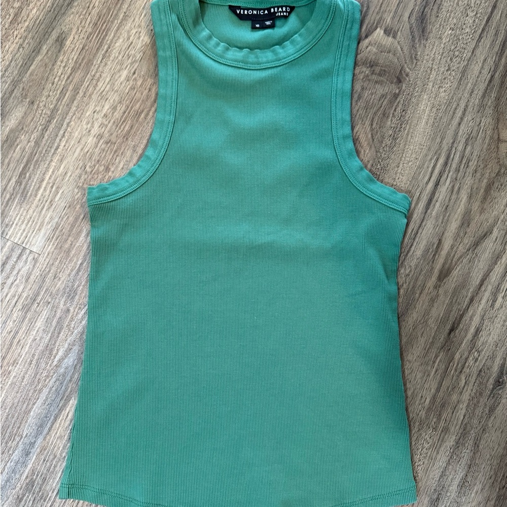 Veronica Beard Green Sleeveless Tank - XS